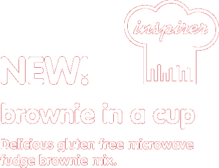 Inspirer brownie in a cup
